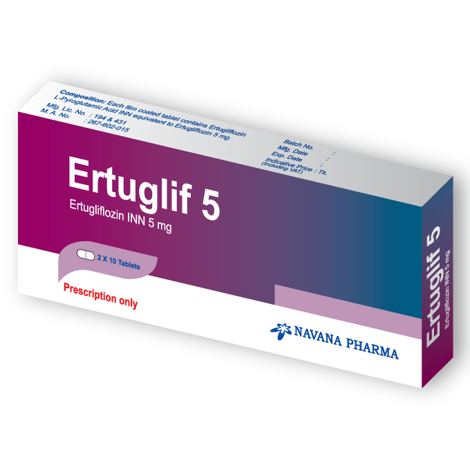 Pack Image: Ertuglif 5 mg Tablet (2 x 10)