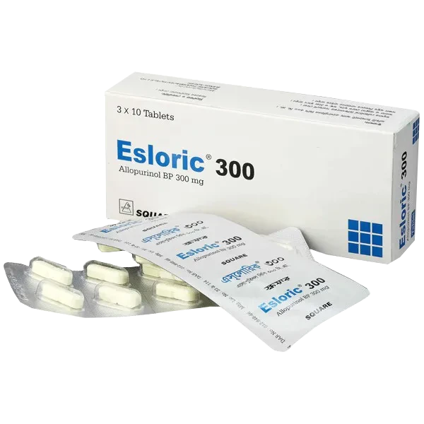 Pack Image: Esloric 300 mg Tablet (3 x 10)