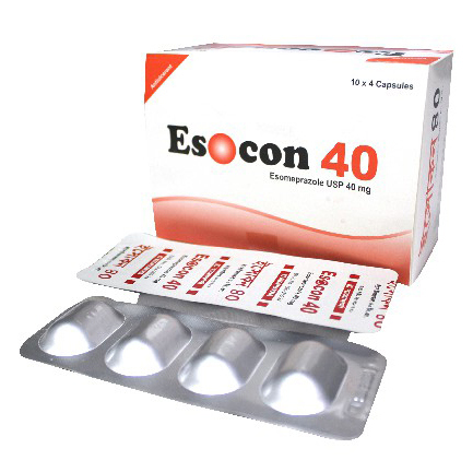 Pack Image: Esocon 40 mg Capsule (6 x 10)