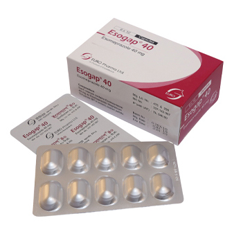 Pack Image: Esogap 40 mg Capsule (6 x 10)