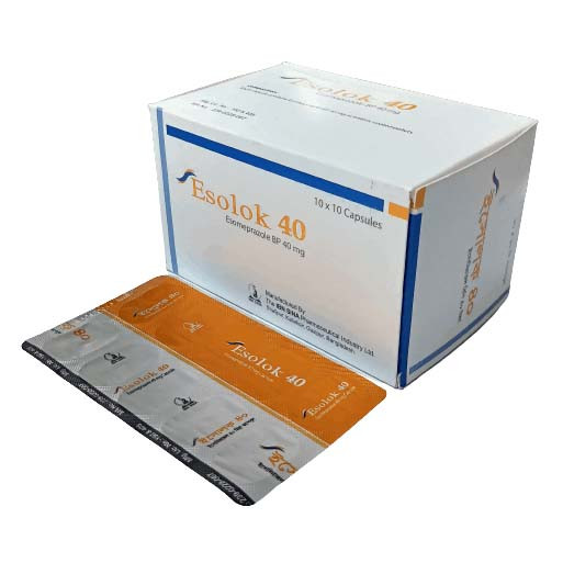 Pack Image: Esolok 40 mg Capsule (10 x 10)