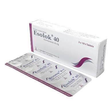 Pack Image: Esolok 40 mg Tablet (3 x 10)