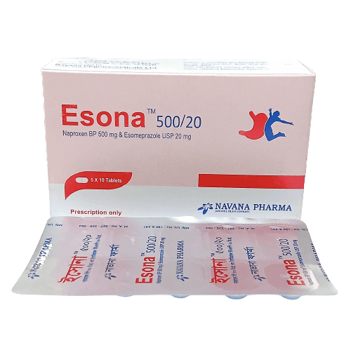 Pack Image: Esona 500 mg Tablet (5 x 10)