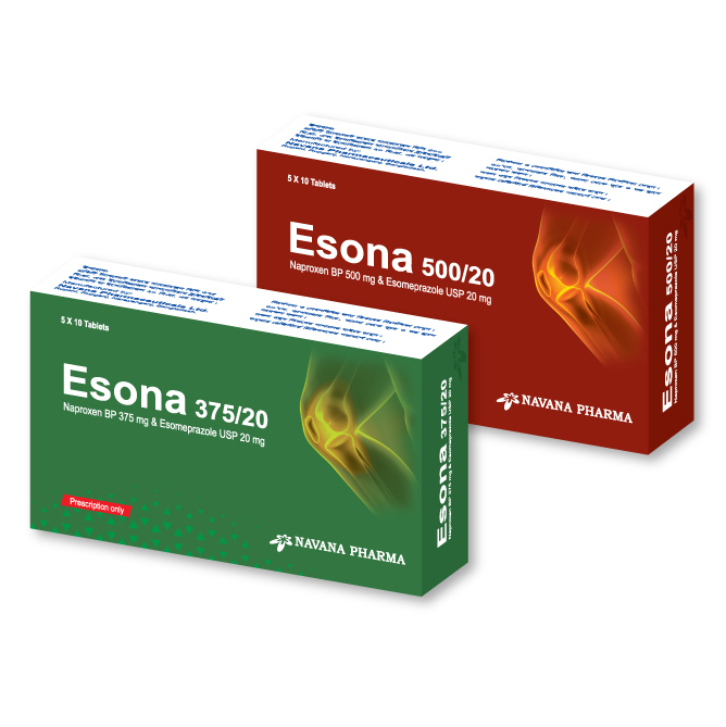 Pack Image: Esona 500 mg Tablet (5 x 10)
