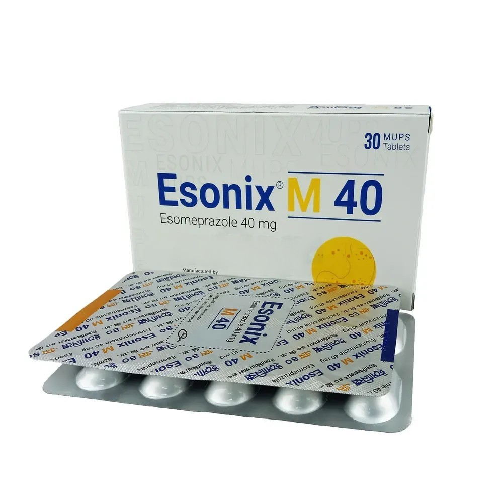 Pack Image: Esonix M 40 mg Tablet (3 x 10)