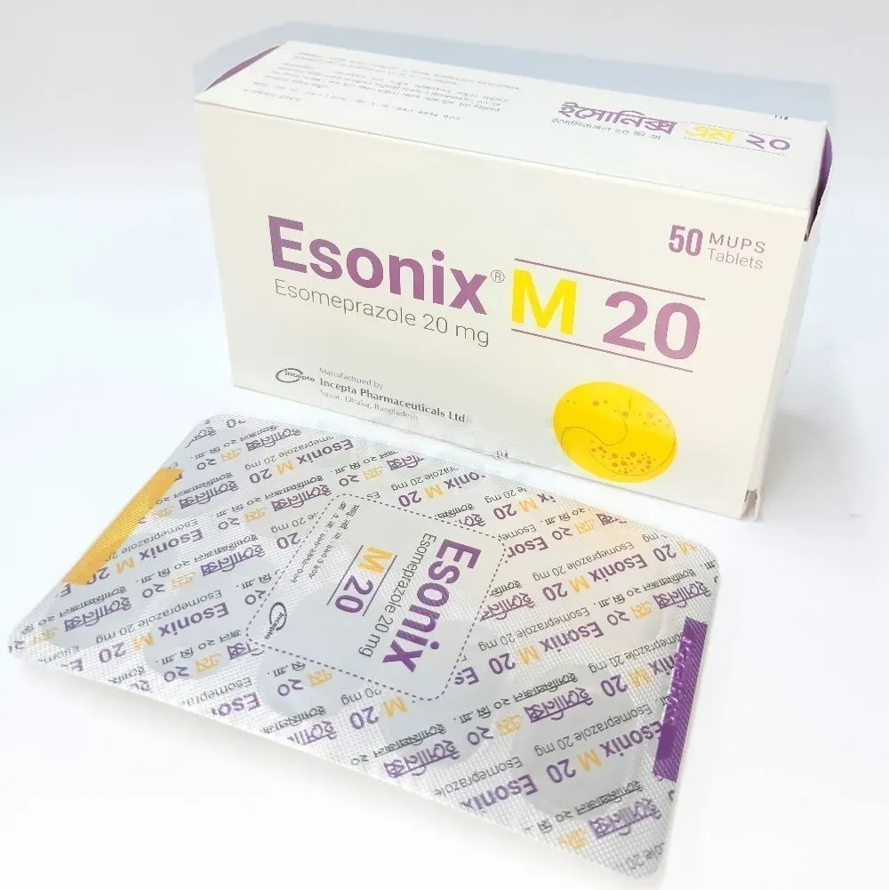 Pack Image: Esonix M 20 mg Tablet (5 x 10)