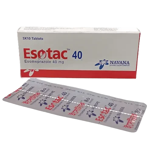 Pack Image: Esotac 40 mg Tablet (3 x 10)