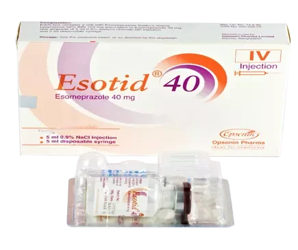 Pack Image: Esotid 40 mg Injection (40 mg vial)