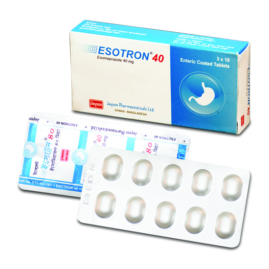 Pack Image: Esotron 40 mg Tablet (3 x 10)