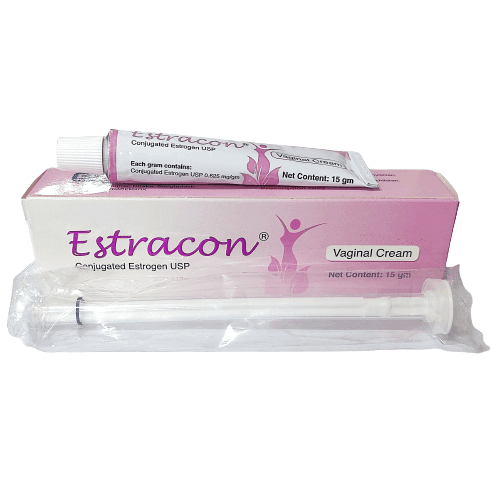 Pack Image: Estracon 0.0625% Vaginal Cream (15 gm tube)