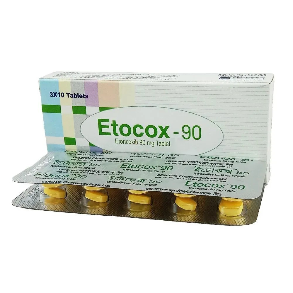 Pack Image: Etocox 90 mg Tablet (3 x 10)