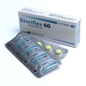 Pack Image: Etoriflex 60 mg Tablet (3 x 10)