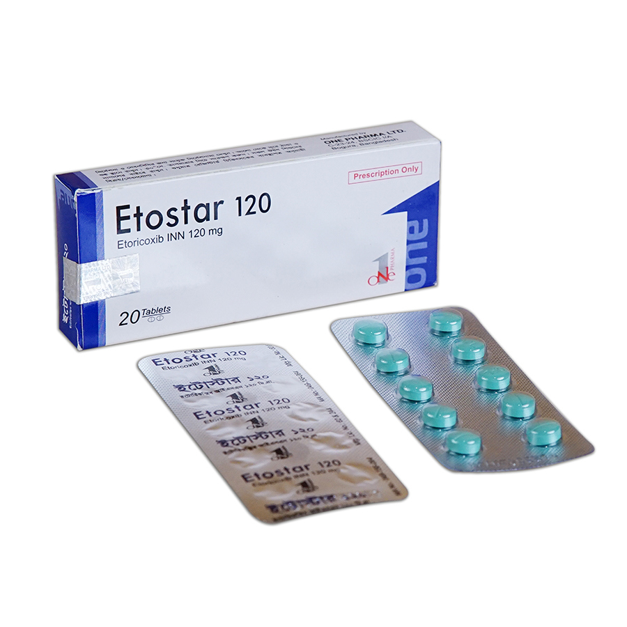 Pack Image: Etostar 120 mg Tablet (2 x 10)
