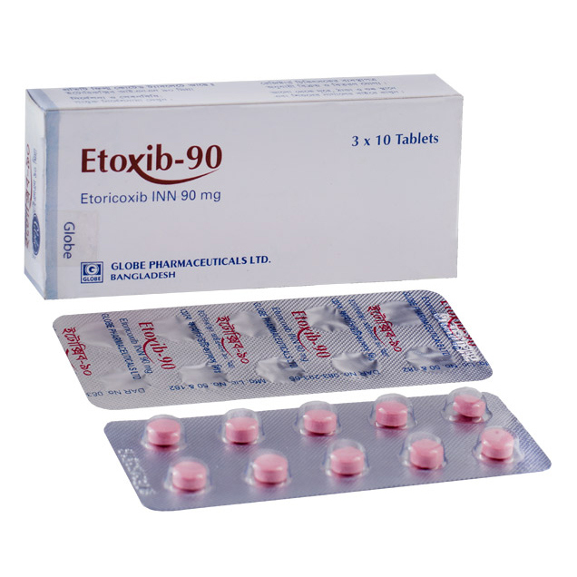 Pack Image: Etoxib 90 mg Tablet (3 x 10)