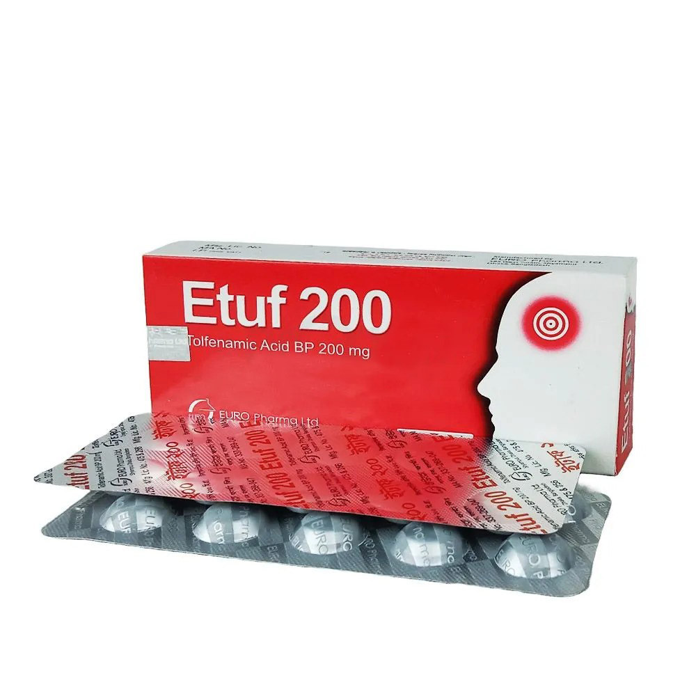 Pack Image: Etuf 200 mg Tablet (3 x 10)