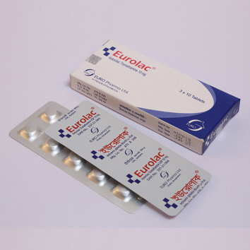Pack Image: Eurolac 10 mg Tablet (3 x 10)