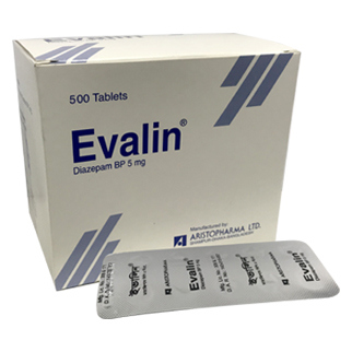 Pack Image: Evalin 5 mg Tablet (50 x 10)