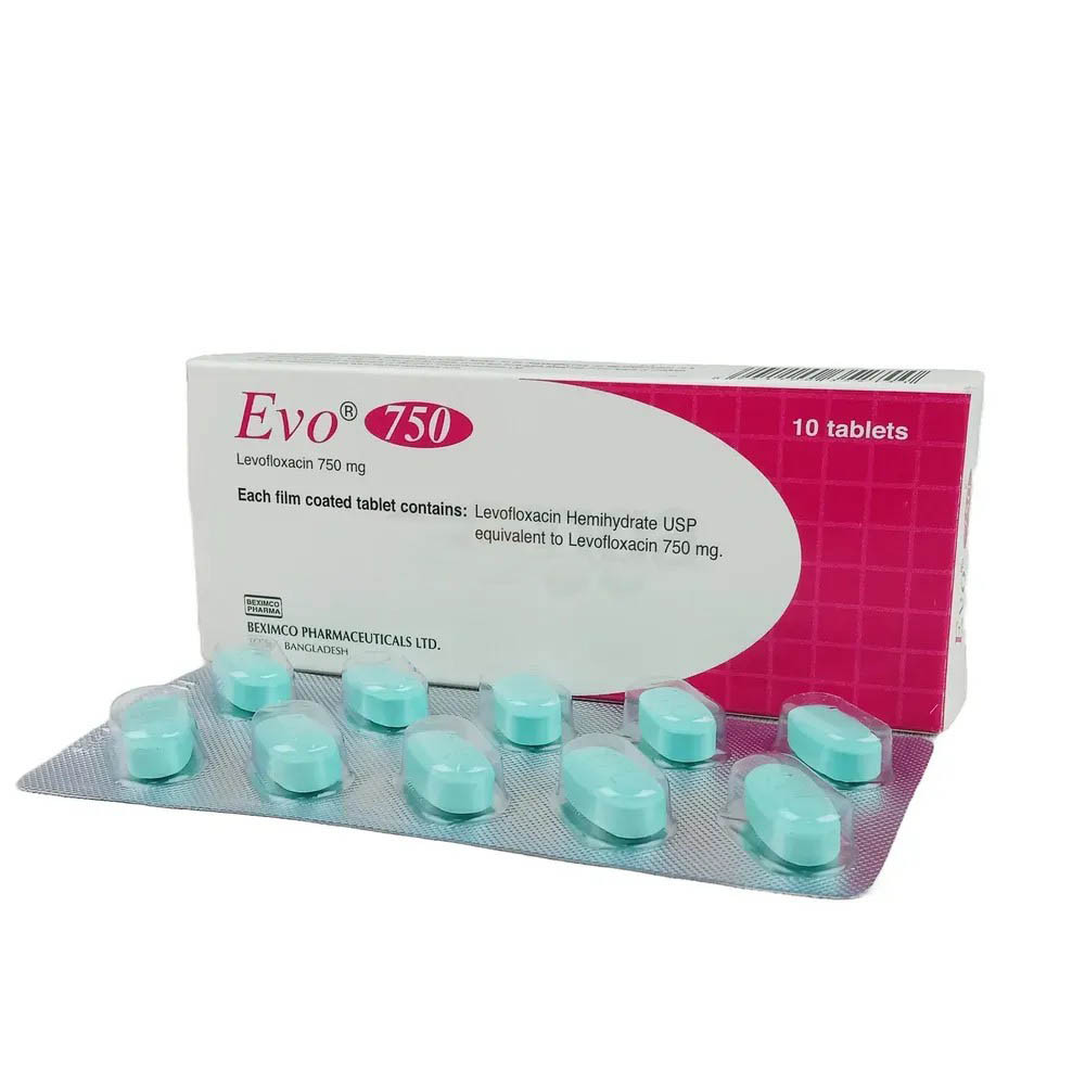 Pack Image: Evo 750 mg Tablet (1 x 10)