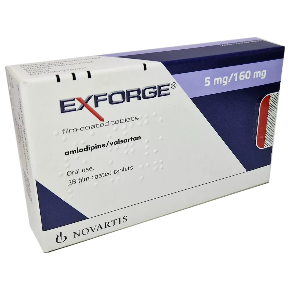 Pack Image: Exforge 5 mg Tablet (2 x 14)