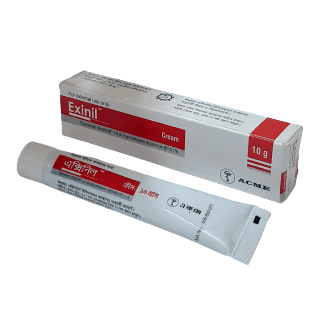 Pack Image: Exinil 1% 0.1% Cream (30 gm tube)