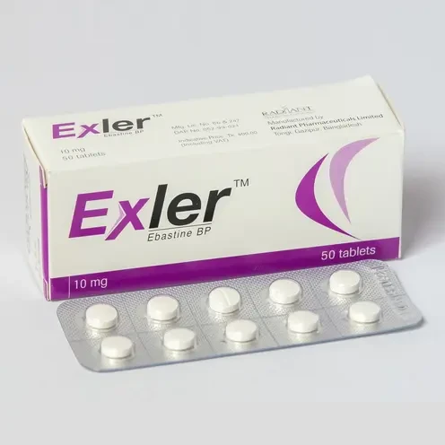 Pack Image: Exler 10 mg Tablet (5 x 10)
