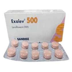 Pack Image: Exolev 500 mg Tablet (2 x 10)