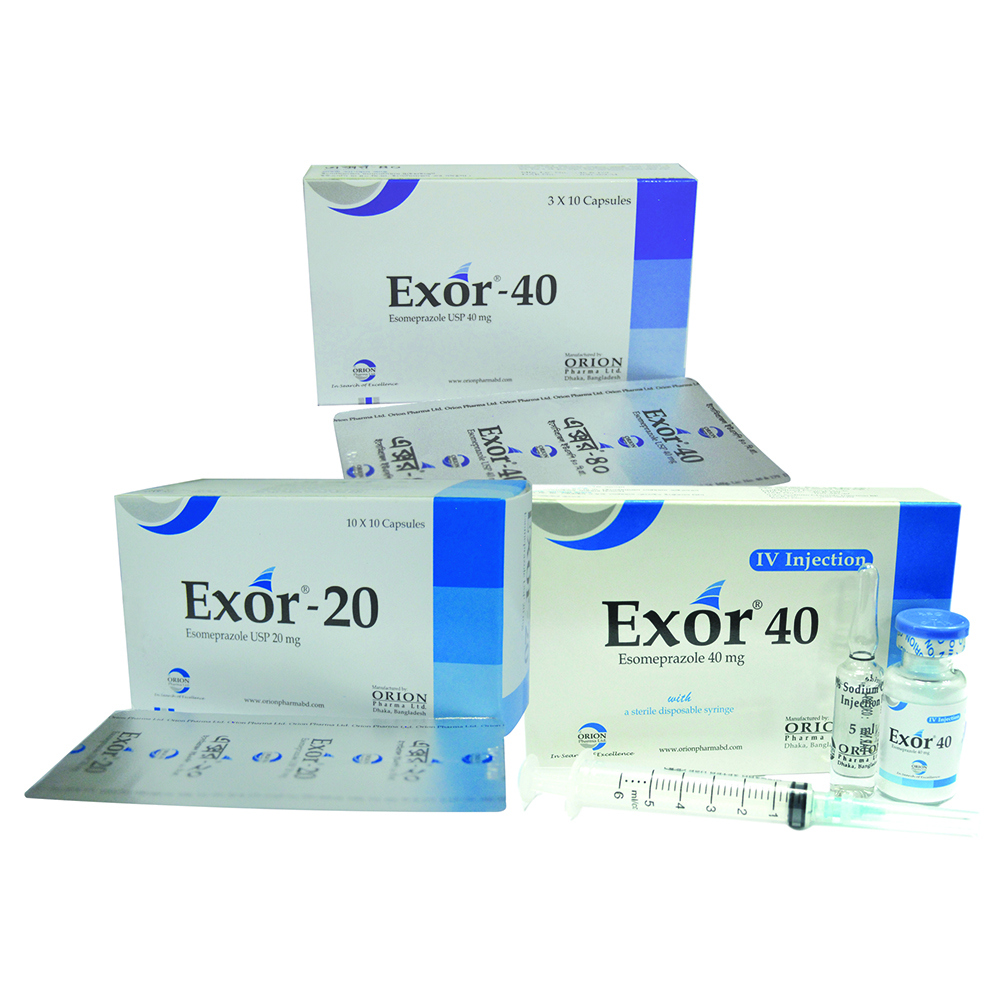 Pack Image: Exor 40 mg Capsule (3 x 10)