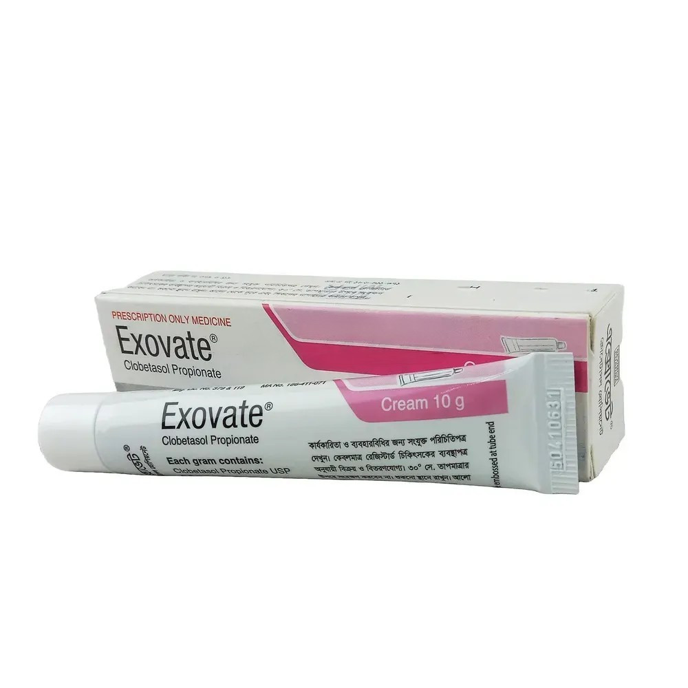 Pack Image: Exovate 0.05% Cream (10 gm tube)