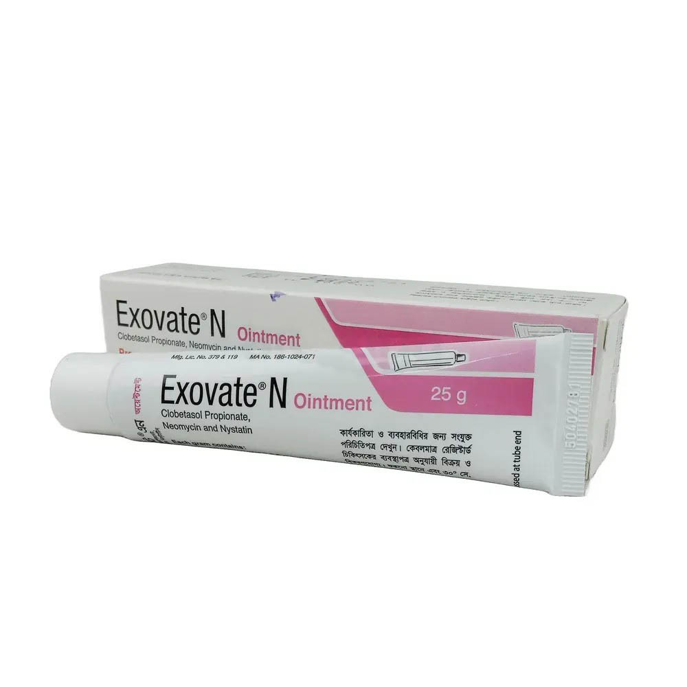 Pack Image: Exovate N (0.5 mg Ointment (25 gm tube)