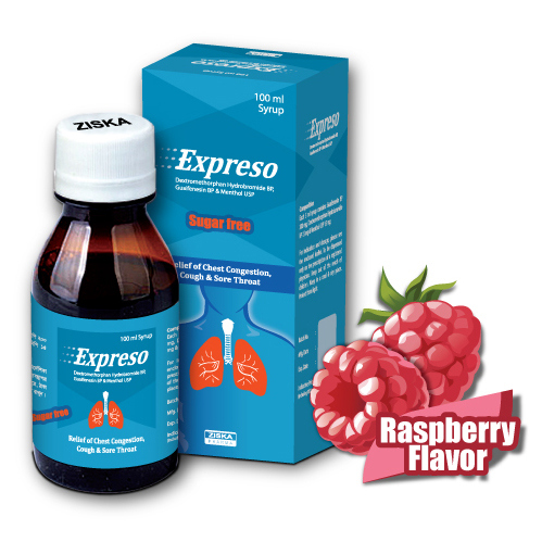 Pack Image: Expreso (200 mg Syrup (100 ml bottle)