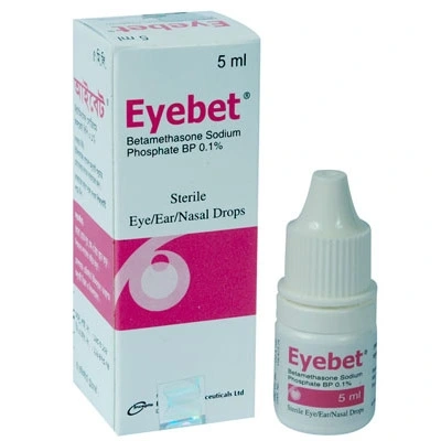 Pack Image: Eyebet 0.1% Eye Drop (5 ml drop)