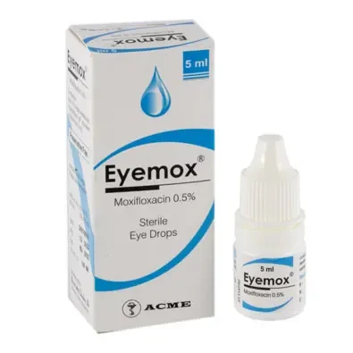 Pack Image: Eyemox 0.5% Eye Drop (5 ml drop)