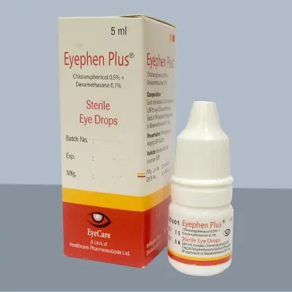 Pack Image: Eyephen Plus 0.1% 0.5% Eye Drop (5 ml drop)