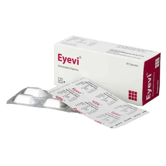 Pack Image: Eyevi 60 mg Capsule (5 x 6)