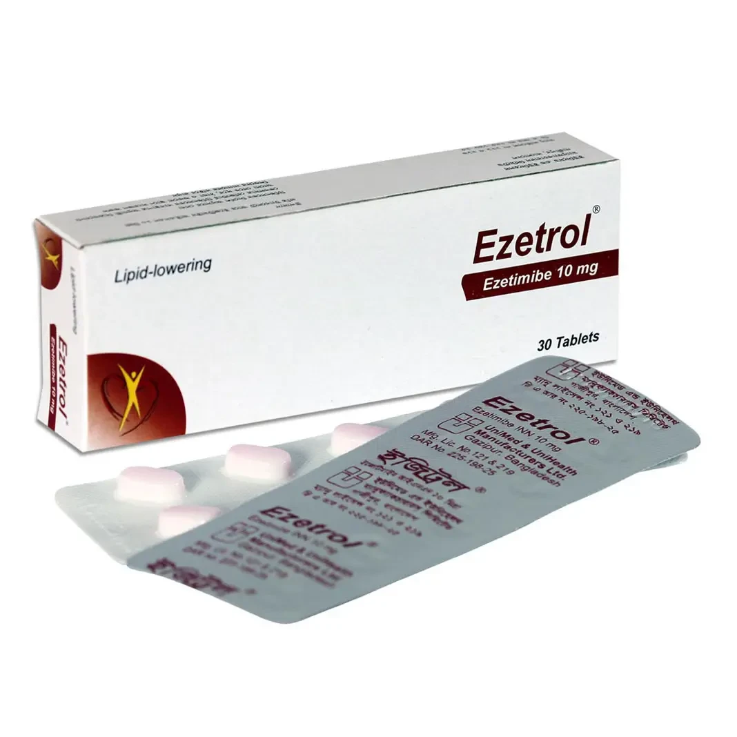 Pack Image: Ezetrol 10 mg Tablet (3 x 10)