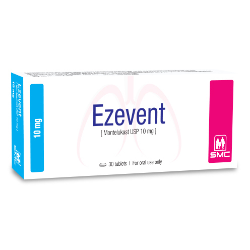 Pack Image: Ezevent 10 mg Tablet (3 x 10)
