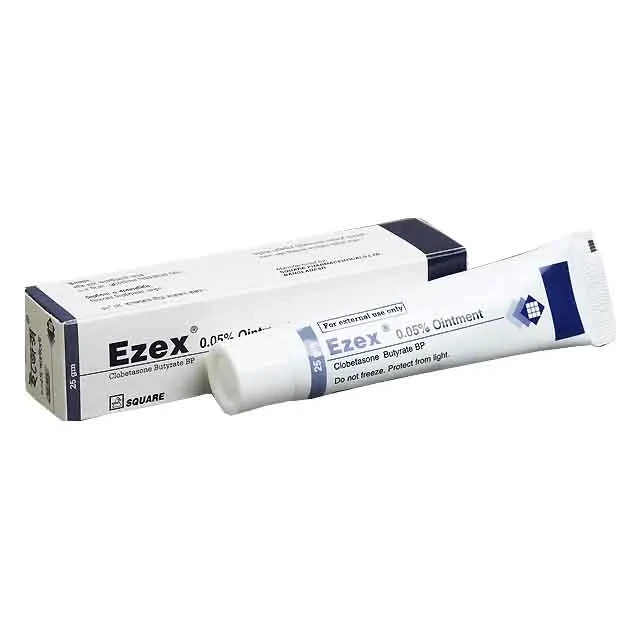 Pack Image: Ezex 0.05% Ointment (25 gm tube)