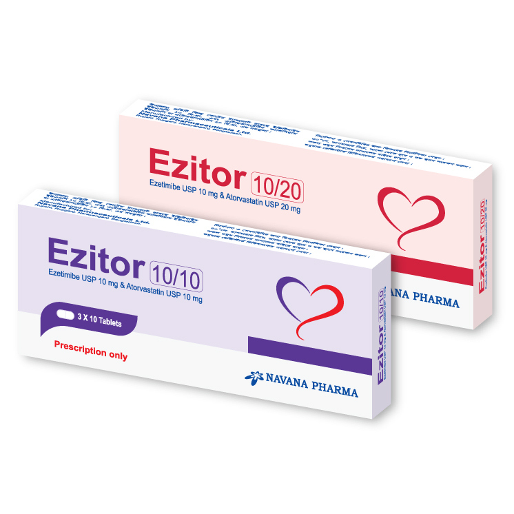 Pack Image: Ezitor 20 mg Tablet (3 x 10)