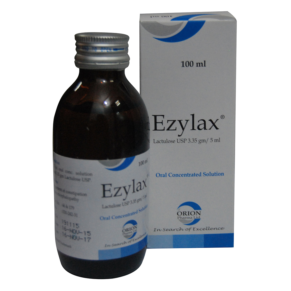 Pack Image: Ezylax 3.35 gm Oral Solution (100 ml bottle)