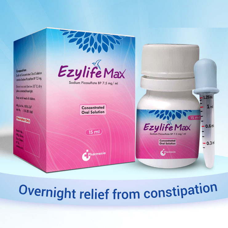Pack Image: Ezylife Max 7.5 mg Oral Solution (15 ml bottle)