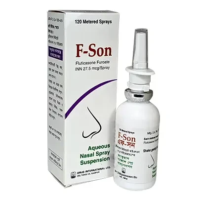Pack Image: F-Son 27.5 mcg Nasal Spray (120 metered sprays)