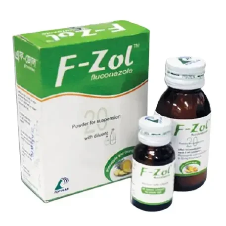 Pack Image: F-Zol 50 mg Suspension (20 ml bottle)