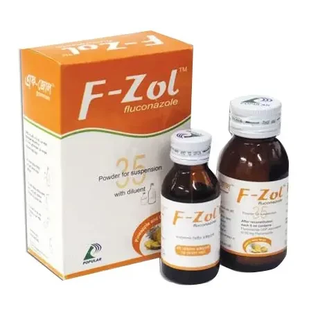 Pack Image: F-Zol 50 mg Suspension (35 ml bottle)