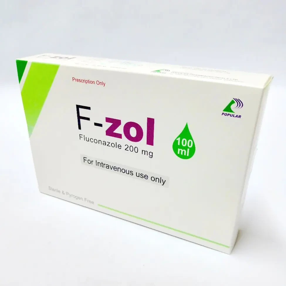 Pack Image: F-Zol 200 mg Injection (100 ml bottle)