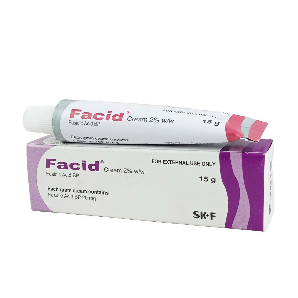 Pack Image: Facid 2% Cream (15 gm tube)