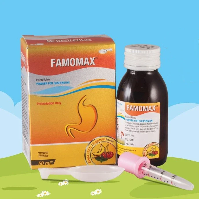 Pack Image: Famomax 40 mg Suspension (100 ml bottle)