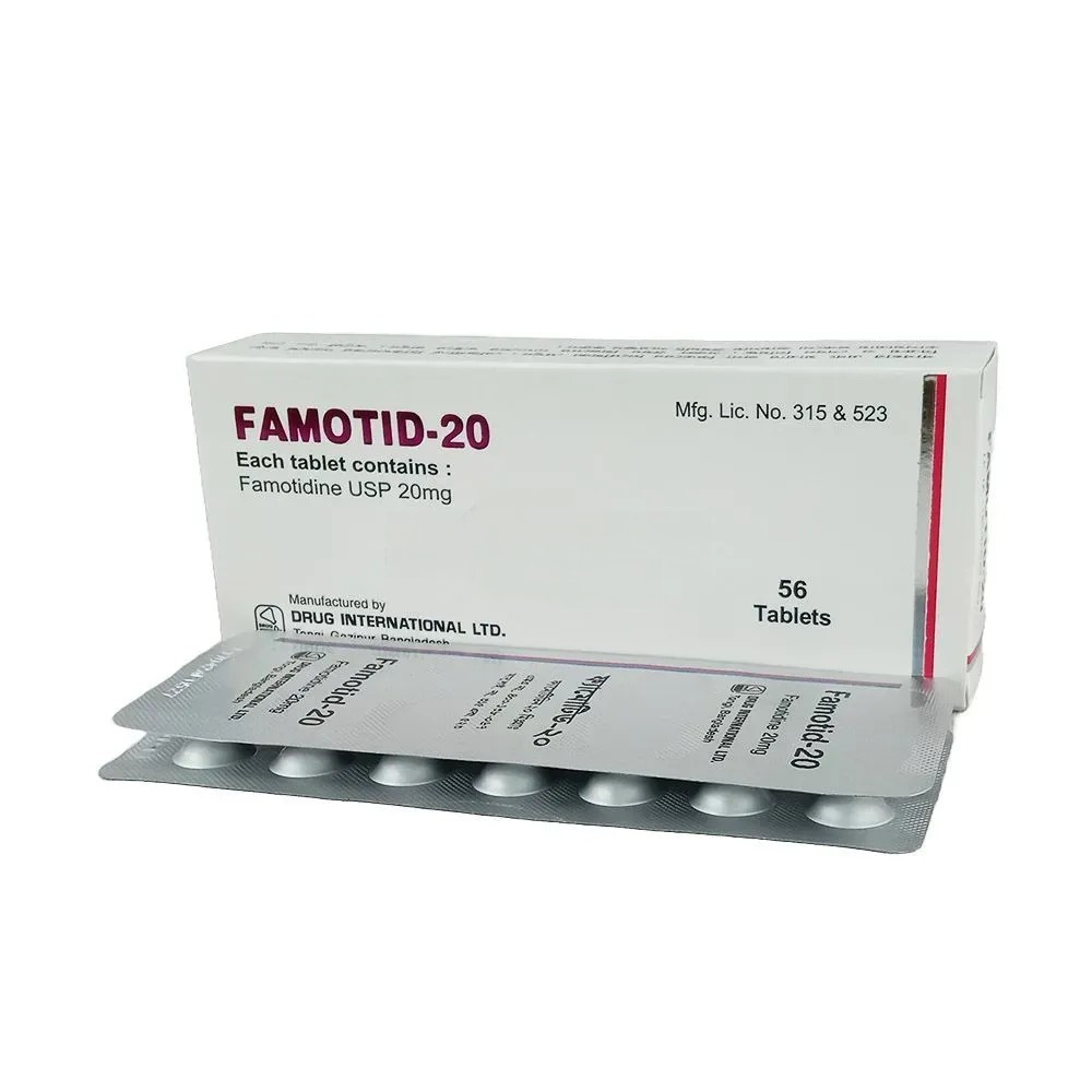 Pack Image: Famotid 20 mg Tablet (4 x 14)
