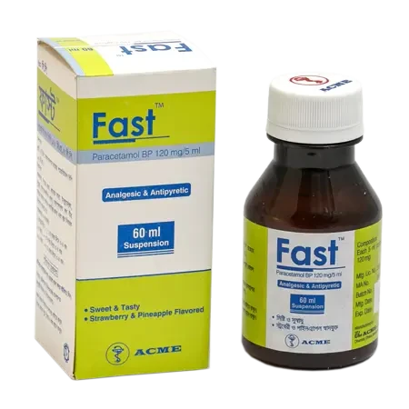 Pack Image: Fast 120 mg Suspension (100 ml bottle)