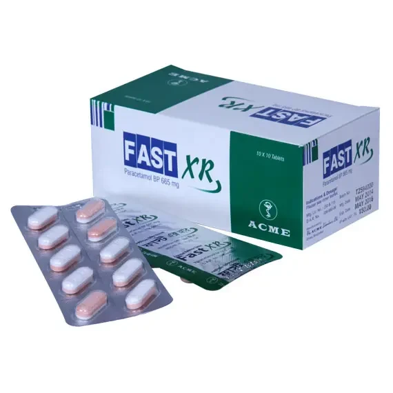 Pack Image: Fast XR 665 mg Tablet (10 x 10)