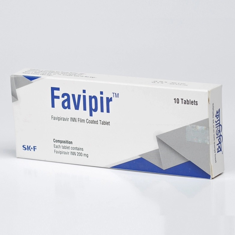Pack Image: Favipir 200 mg Tablet (1 x 10)